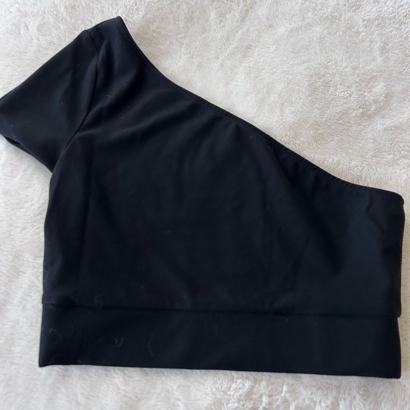 Bundle of 3 Victoria’s Secret Velvet Low Scoop Back Cropped top w/ Logo Waist - Picture 14 of 17